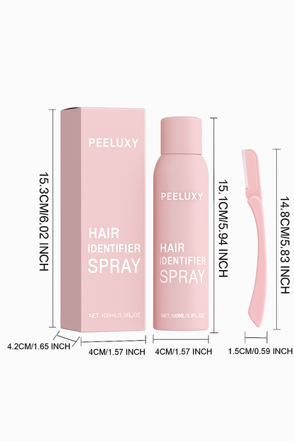 Peeluxy™ Hair Identifier Set – Smooth Shave & Glow Spray