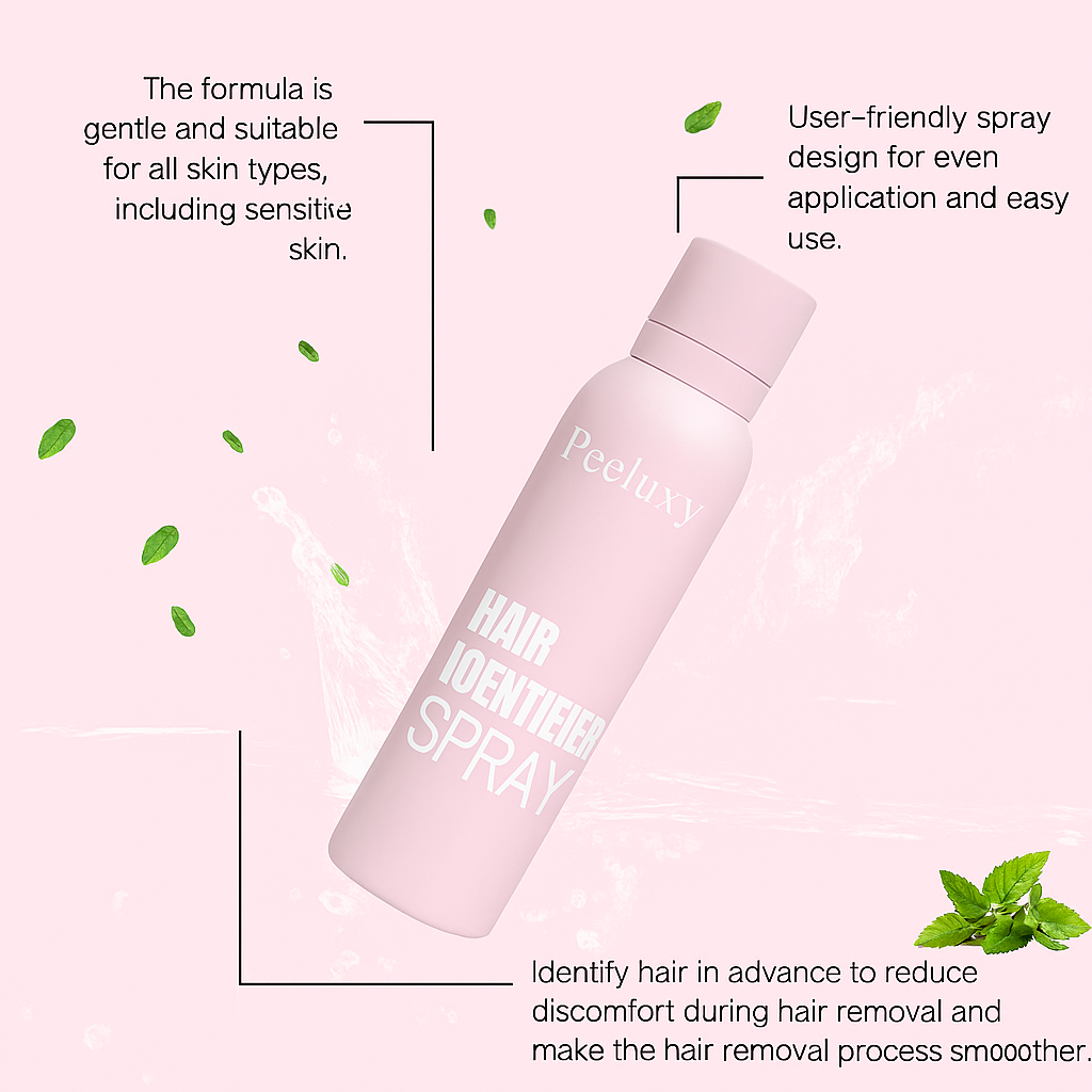 Peeluxy™ Hair Identifier Set – Smooth Shave & Glow Spray