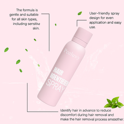Peeluxy™ Hair Identifier Set – Smooth Shave & Glow Spray