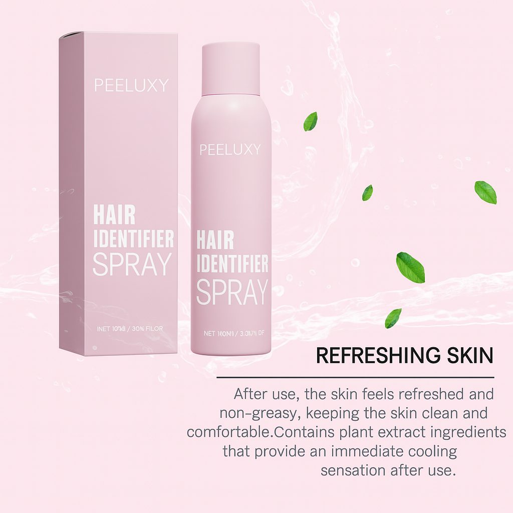 Peeluxy™ Hair Identifier Set – Smooth Shave & Glow Spray